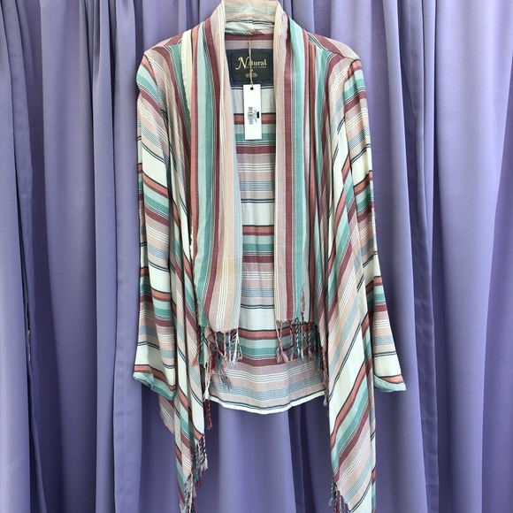 Striped Lightweight Cardigan - Picture 1 of 5